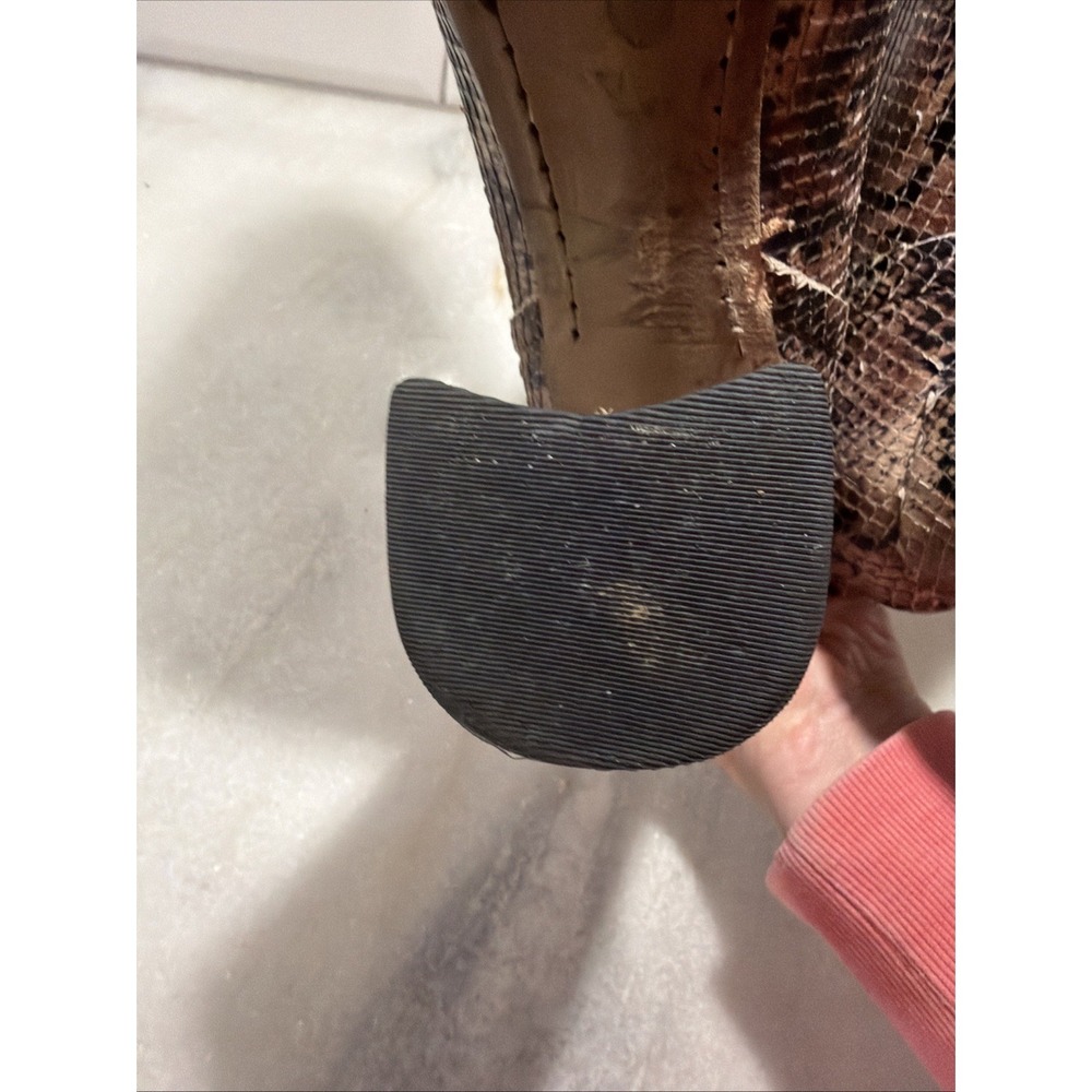 FREEBIRD Joey‎ Snake Print Bootie SZ 10 - Picture 15 of 16